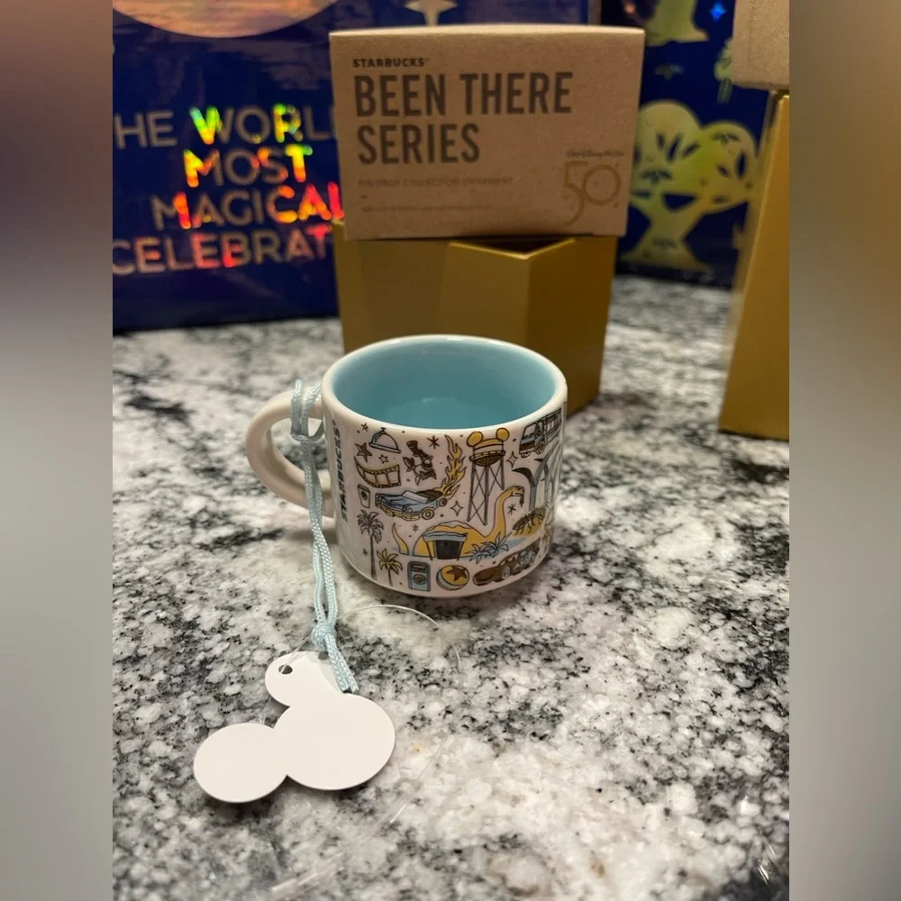 Disney 50th Anniversary Starbucks Hollywood Studios Mugs